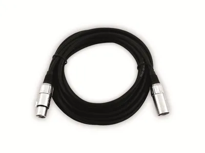 Productafbeelding van OMNITRONIC XLR-kabel, 3-polig, 1,5 meter, zwart