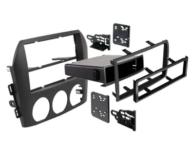Obrázok produktu pre Panel rádia 2-DIN / 1-DIN s priehradkou Mazda MX-5 / Miata 2005 - 2008 | čierna