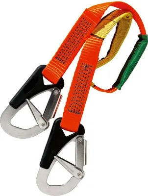 Produktbild von Baltic Sicherheitsleine Mit 2 Haken 1 M Orange  Orange One Size