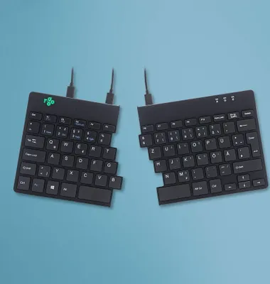 Produktbild von R-Go Tastatur Split Break DE-Layout verkabelt schwarz