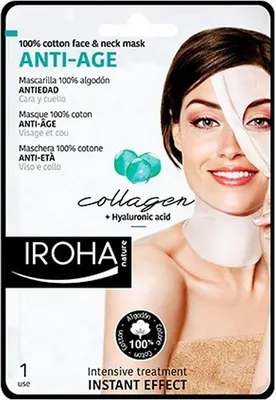 Produktbild von Anti-Aging-Revitalisierungsmaske Baumwolle Face & Neck Iroha