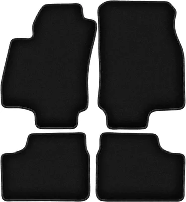 Immagine prodotto di Tappetini in velluto per Opel Astra G (1998-2009, berlina, station wagon, hatchback) neri, set 4 pz, con fissaggi