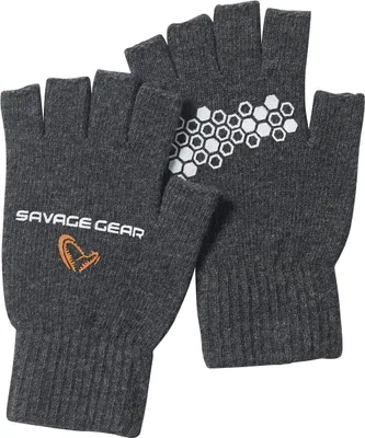 Produktbild von Savage Gear Angelhandschuhe Knitted Half Finger Glove M