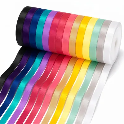Image de Ruban adhésif décoratif - Coffret de 14 couleurs - Pour l'emballage et la décoration - 10 mm x 22 m