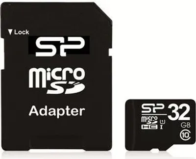 Produktbild von CARD Micro Card 32GB Silicon Power SDHC CL.10 inkl. Adapter