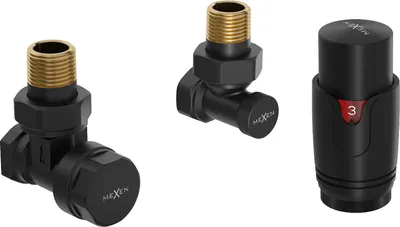 Immagine prodotto di Mexen G00 set di termostati angolare, nero - W901-900-70