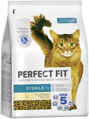 Obrázok produktu pre PERFECT FIT™ Mačka Vrecúško Sterile Adult 1+ s kuracím mäsom 2,8 kg