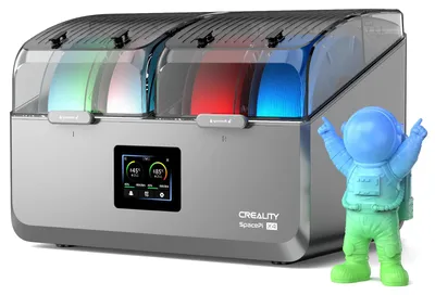 Filamenttrockner 4-Spulen, 2 Heizkammern, bis 85 °C, für PLA/PETG/ABS