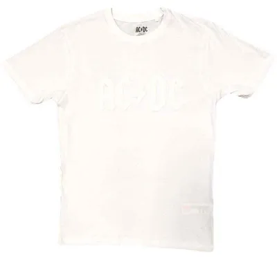 Zdjęcie produktu dla AC/DC Logo Hi-Build White M Koszulka