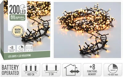 Immagine prodotto di LED Lichterkette "Snake" 200 LED warmweiss 412572 8720573702935