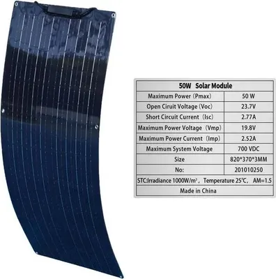 Obrázok produktu pre Sada solárnych panelov, monokryštalické, flexibilné