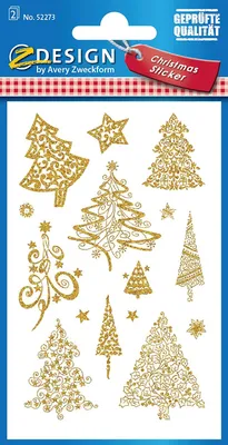 Immagine prodotto di Avery 52273 sticker decorativi Carta Oro Permanente 18 pz