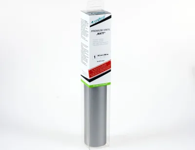 Produktbild von craftcut M08 Plotterfolie matt SILVER-METALLIC 30,5 x 300 cm