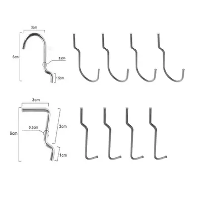 Produktbild von Simonrack Haken-Sortiment 10 Stück