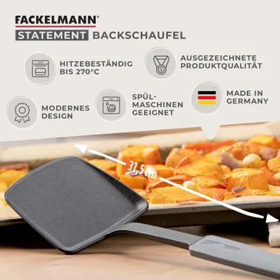 Produktbild von Fackelmann Backschaufel  Hochwertige Küchenhelfer aus PPA und Kunststoff, 31 x 9 x 4,5 cm, Hitzebeständig bis 270°C,  Germany, spülmaschinengeeignet