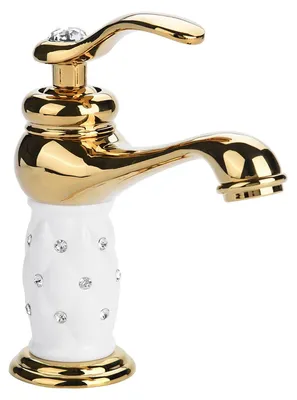 Productafbeelding van Eengreepsmengkraan - Massief messing - Badkamer/Wastafel - Waterbesparend - Corrosiebestendig