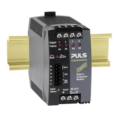 Immagine prodotto di PULS DIMENSION PISA11.404 Modulo fusibili a 4 canali 24 V/DC / 4 x 4 A / (PISA11.404)
