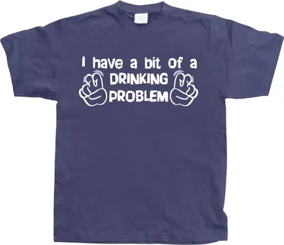 Produktbild von I Have A Bit Of A Drinking Problem - X-Large - Navy