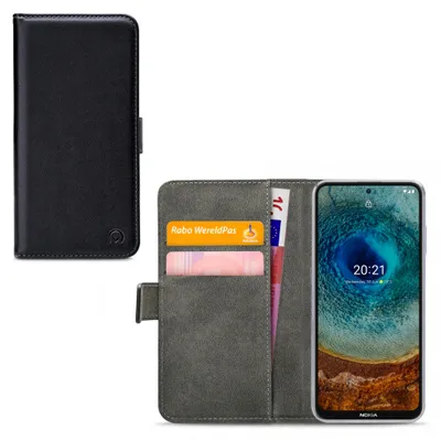 Produktbild von Mobilize Classic Gelly Wallet Handyhülle für Nokia X10 Hülle Klapphülle Geldbörse - Schwarz