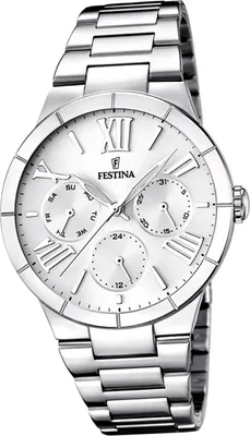 Obrázek produktu pro Dámské náramkové hodinky Festina F16716/1 quartz z nerezové oceli, stříbrný trend D2UF16716/1
