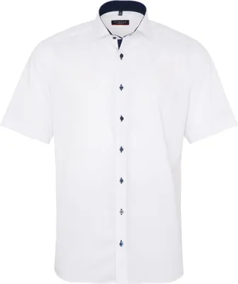 Obrázek produktu pro Eterna - Modern Fit - pánská košile s krátkým rukávem a límcem Kent v různých barvách, (8100 C13K), velikost:43, barva:bílá (00)