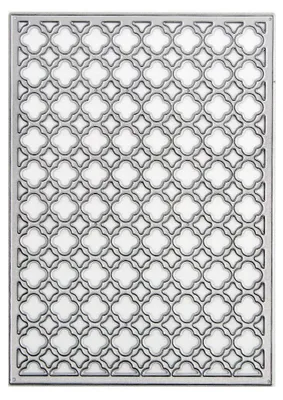 Blumen-Hintergrund-Stanzform, 10,5x15 cm, für Karten & Scrapbooking