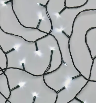 Produktbild von LED-WEIHNACHTSKETTE, 50 m, 500 LEDs, kaltweiß, außen, Timer