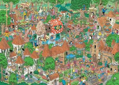 Produktbild von Jan van Haasteren - Efteling Märchenwald (1000 Teile), 1000 Stück(e), Landschaft, 15 Jahr(e)