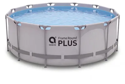 Produktbild von Avenli Frame Plus Pool 457x122 cm, Aufstellpool rund, ohne Pumpe, grau