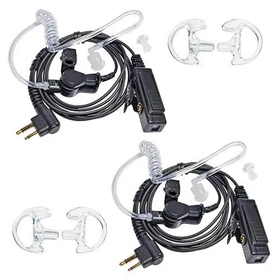Zdjęcie produktu dla Słuchawki walkie talkie 2 pin motorola GP88 CP040 DP1400 z mikrofonem ptt