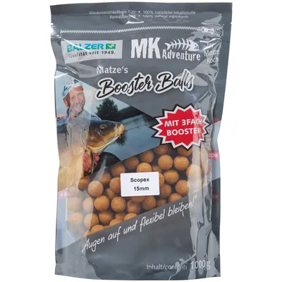 Produktbild von Balzer Matze Koch Booster Balls Boilies 15mm 1kg Scopex