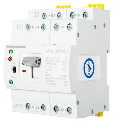 Automatischer Transfer-Schalter 4P 63A 220V ATS Dual Power