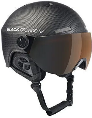 Immagine prodotto di Kask Narciarski Black Crevice Gstaad roz. 54-57 carbonio/visore arancione