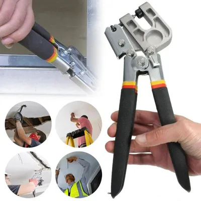 Produktbild von Profi Verbundzange 270 mm, Krimperzange für Bleche 0,4-0,5 mm, Quetschzange, Trockenbauzange Crimpzange für Trockenbau Ständerwerk