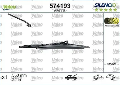 Zdjęcie produktu dla Pióro Wycieraczki 550Mm Silencio
