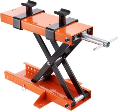 Produktbild von Motorschaarkrik – Motorkran auf Rollen – Motorradlift 500kg – Verstellbare Motorstandaard – Werkbank für Motorräder – Orange