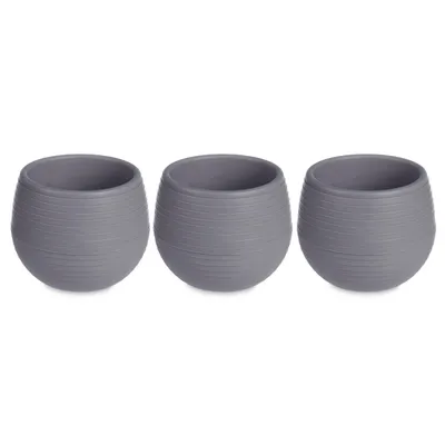 Produktbild von Selbstbewässernde Blumentöpfe, Ø 10 cm, 3er-Set
