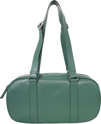 Produktbild von CINQUE Leder Handtasche Henkeltasche Diane Bowling Bag Green grün