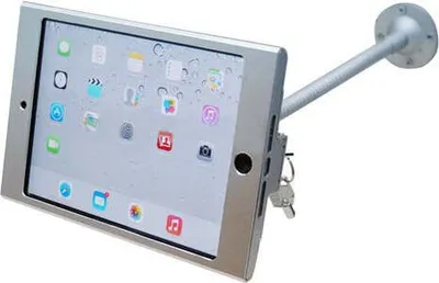 Produktbild von System-S abschließbarer Anti-Diebstahl Schwanenhals Wand Halterung Showroom halter mit Sicherheitsschloss für iPad mini iPad mini 2