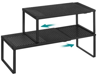 Produktbild von Famanu Küchenregal Set von 2 - Erweiterbar, Metall, Küchenorganizer