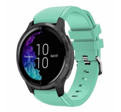 Produktbild von Strap-it Garmin Venu (SQ) Armband Silikon (Aqua)