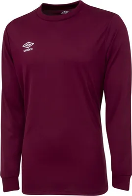Immagine prodotto di Umbro - Maglia "Club" da uomo a maniche lunghe UO261 (M) (Rosso Vino)