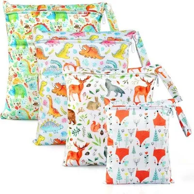 Produktbild von Famanu Wickeltasche für Unterwegs - 4-teiliges Set, Organizer und Nuttasche für Babys und Kleinkinder