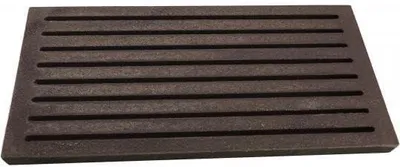 Produktbild von Eckiger Ofenrost aus Gusseisen | 16 x 32 cm