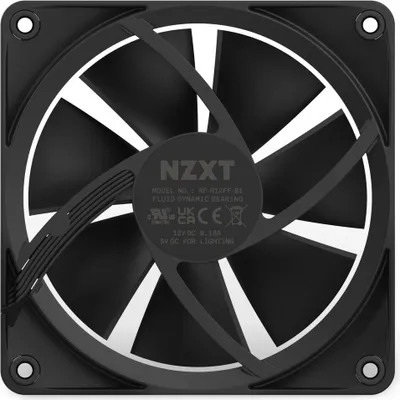 Produktbild von NZXT F120 RGB Počítačová skriňa Ventilátor 12 cm Čierna 1 ks