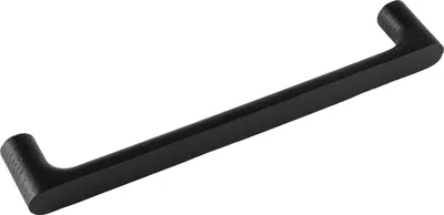 Produktbild von Griff Pinta LA 192mm, Holzgriff robuster Möbelgriff Breite 208mm, Esche schwarz gebeizt