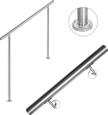 Immagine prodotto di Balaustre Wolketon per balconi, scale con/senza traverse Facile da montare (120 cm, 0 traverse)