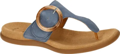 Produktbild von Gabor 43.701 Damen Pantoletten - Zehentrenner Pantolette blau Freizeit NEU