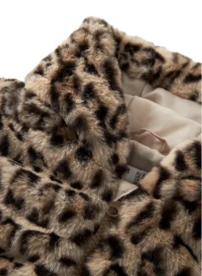 Produktbild von NAME IT Tiermuster Jacke mit Kapuze und Reißverschluss für Herbst Größe:
