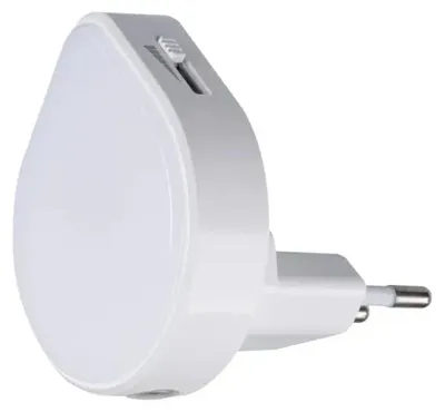 Produktbild von Kanlux LED Steckdosenlampe Nachtlicht Weiß 0,5W 30lm Warmweiß Dämmerungssensor DIMMBAR